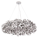 Люстра подвесная круглая с многочисленными металлическими круглыми элементами Terzani Argent варинант исполнения - 2 | Loft Concept в Волгограде