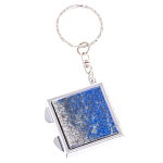 Зеркало брелок складное двухстороннее из натурального камня Лазурит Stone Mirrors варинант исполнения - 5 | Loft Concept в Волгограде