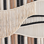 Художественный Гобелен из нитей Макраме Dunes Wall Art варинант исполнения - 2 | Loft Concept в Волгограде