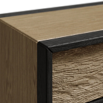 Комод 4 ящика с подсветкой на рельефном фасаде Warm Industrial варинант исполнения - 4 | Loft Concept в Волгограде