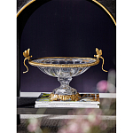 Чаша из прозрачного стекла с рельефным ободком и фигурками стрекоз Eden Garden варинант исполнения - 2 | Loft Concept в Волгограде