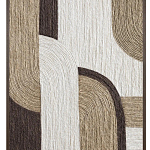 Панно из шнура геометрическая абстракция wall panel line II варинант исполнения - 1 | Loft Concept в Волгограде