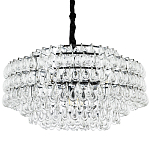 Люстра с хрустальными подвесками в виде капель Antoine Crystal Drops Chrome Chandelier 16 варинант исполнения - 1 | Loft Concept в Волгограде