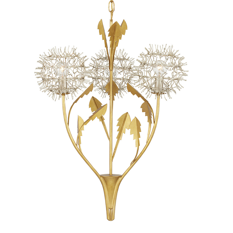 Подвесной светильник в виде цветков одуванчика Hanging Dandelion Золотой Серебряный Подвесной светильник в виде цветков одуванчика Hanging Dandelion Золотой Серебряный в Волгограде | Loft Concept