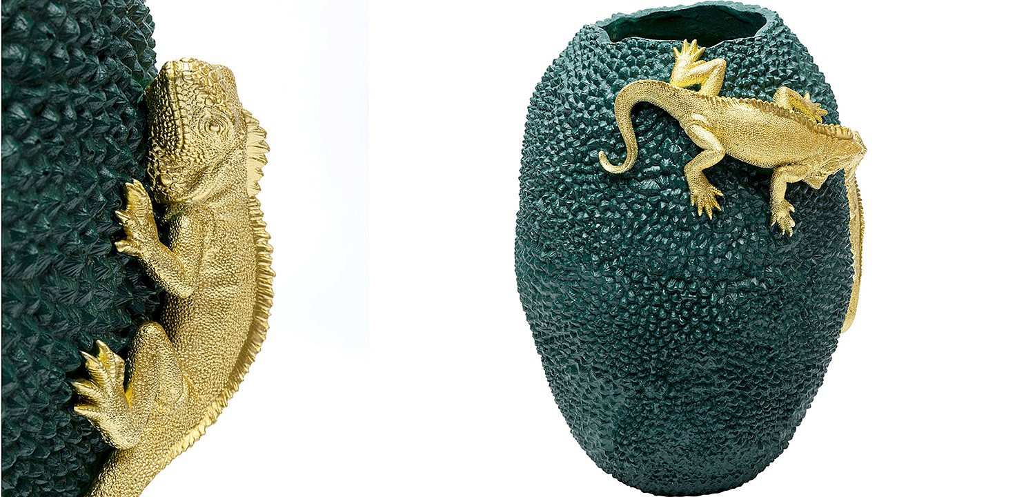 Ваза Two Lizards and green fruit Ваза Two Lizards and green fruit - Loft-Concept в Волгограде