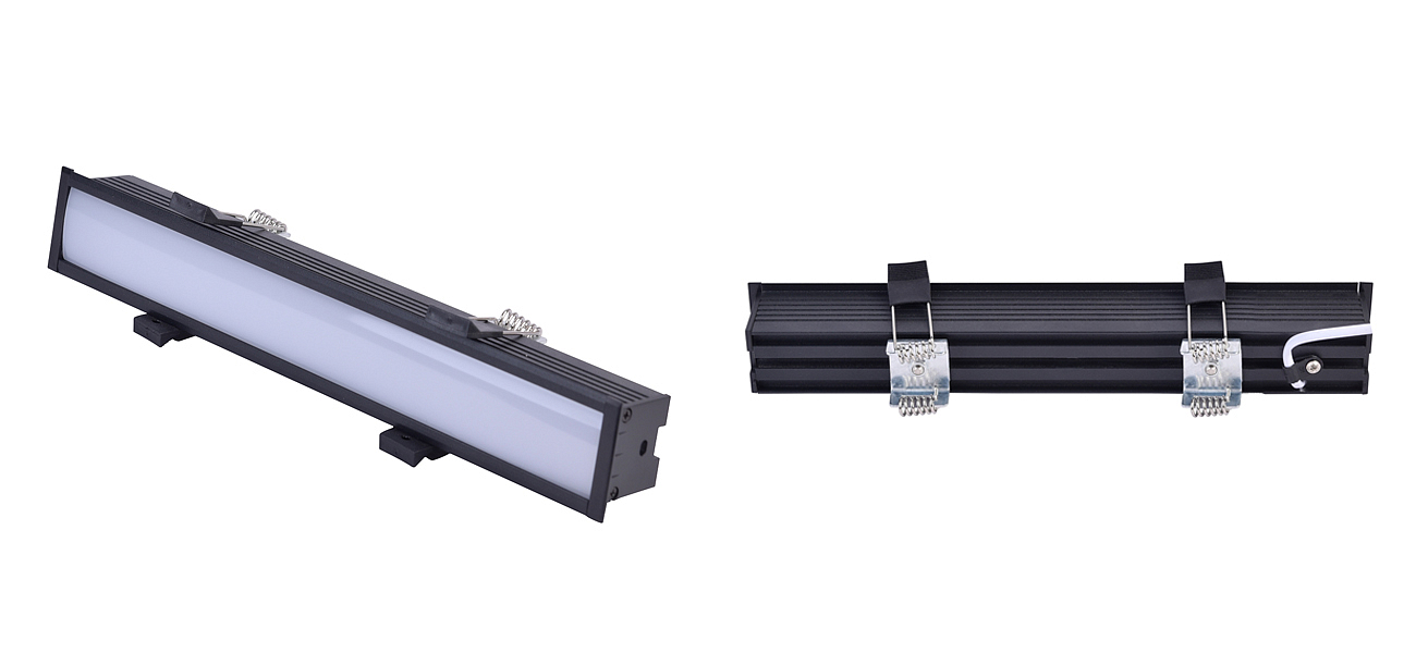 Врезной потолочный светильник Hidden Light 28 см Черный - Loft-Concept в Волгограде