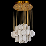 Люстра с овальными подвесками из натурального камня Spatial Composition варинант исполнения - 3 | Loft Concept в Волгограде