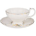 Чайный набор  белого цвета из фарфора на 6 персон 12 предметов Shine Porcelain варинант исполнения - 1 | Loft Concept в Волгограде