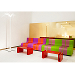 Дизайнерское кресло зеленое Poltronova Sofo Verosa Green Pink Armchair варинант исполнения - 18 | Loft Concept в Волгограде