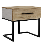 Тумба прикроватная с ящиком в стиле лофт Urban Style Space 2 варинант исполнения - 1 | Loft Concept в Волгограде