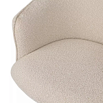 Кресло офисное полукруглое с буклированной обивкой Adjustable Chair варинант исполнения - 3 | Loft Concept в Волгограде