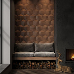 Гипсовая 3D панель с принтографией PM-30 варинант исполнения - 4 | Loft Concept в Волгограде