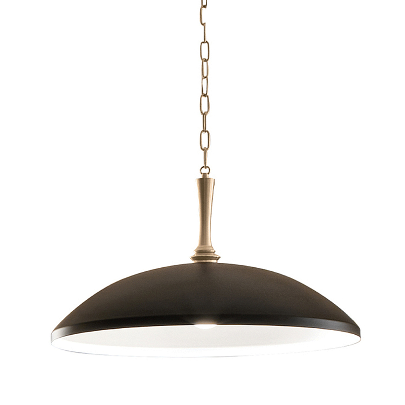 Подвесной светильник с широким куполообразным плафоном Kichler Бронза Белый Черный в Волгограде | Loft Concept 