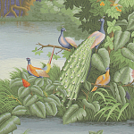 Обои ручная роспись Le Brésil Eden варинант исполнения - 1 | Loft Concept в Волгограде