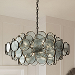 Люстра с каскадом из круглых стеклянных дисков Small Round Sequins варинант исполнения - 5 | Loft Concept в Волгограде