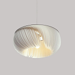 Подвесной светильник с белыми изящными декоративными лепестками Volumetric Petal Lamp варинант исполнения - 2 | Loft Concept в Волгограде