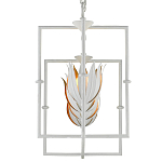 Люстра белая прямоугольная с абажурами в виде цветков тюльпана White Tulips варинант исполнения - 4 | Loft Concept в Волгограде