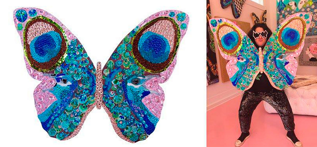 Картина “Peacock Bedazzled Butterfly Cut Out” Картина “Peacock Bedazzled Butterfly Cut Out” - Loft-Concept в Волгограде