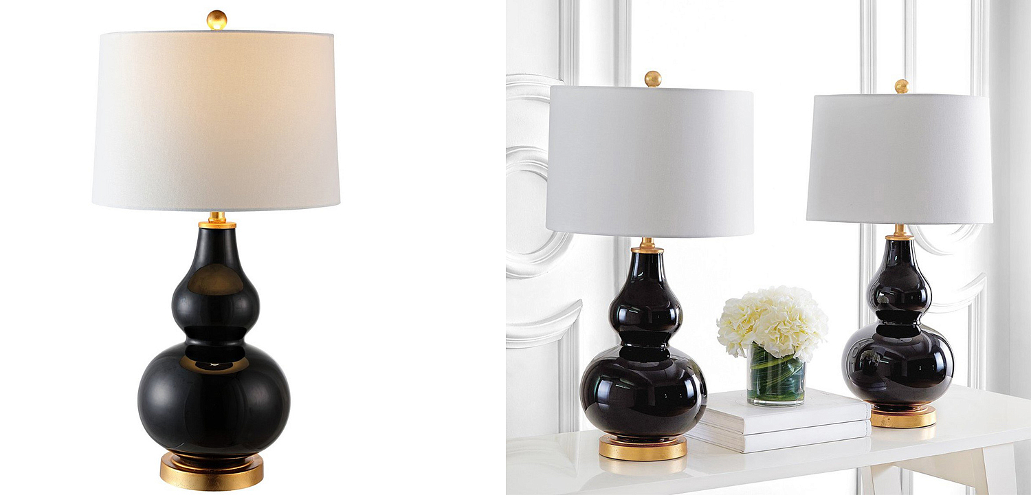 Настольная лампа Loraine Black Table lamp Настольная лампа Loraine Black Table lamp - Loft-Concept в Волгограде