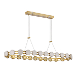 Люстра овальная с круглыми светодиодными источниками света Maxine Light варинант исполнения - 3 | Loft Concept в Волгограде