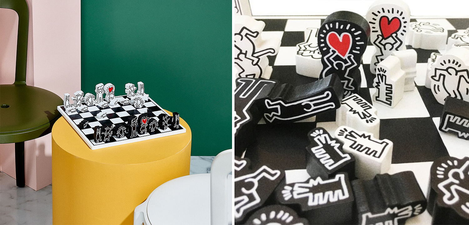 Деревянный шахматный набор Keith Haring Chess Set Деревянный шахматный набор Keith Haring Chess Set - Loft-Concept в Волгограде