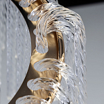 Люстра с подвесными рифлеными стеклянными трубками Nembus варинант исполнения - 20 | Loft Concept в Волгограде