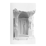 Встраиваемый в стену гипсовый светильник под покраску с колоннами и арками в античном стиле Antiquity Athena варинант исполнения - 8 | Loft Concept в Волгограде