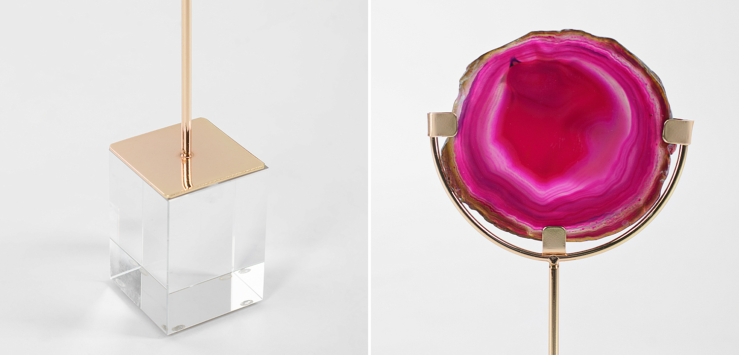 Комплект из 2-х статуэток AGATE DESIGN Pink Комплект из 2-х статуэток AGATE DESIGN Pink - Loft-Concept в Волгограде