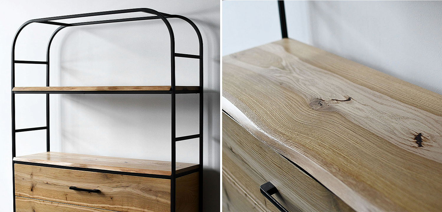 Стеллаж Glenn Industrial Metal Rust Two Drawers Rack Стеллаж Glenn Industrial Metal Rust Two Drawers Rack - Loft-Concept в Волгограде