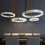 Люстра в форме обруча из натурального камня Minerals of Light варинант исполнения - 7 | Loft Concept в Волгограде