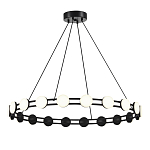 Люстра кольцевая с круглыми светодиодными источниками света Maxine Light варинант исполнения - 1 | Loft Concept в Волгограде