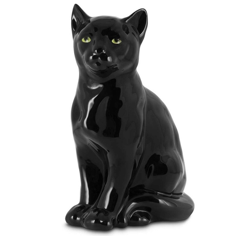 Статуэтка Cat Bisc. Черный Розовый Зеленый Статуэтка Cat Bisc. Черный Розовый Зеленый в Волгограде | Loft Concept