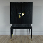 Кабинетный шкаф Elsa Dreams Black с 2-мя ящиками варинант исполнения - 5 | Loft Concept в Волгограде