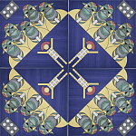 Плитка дизайнерская с узором Мангалоры варинант исполнения - 2 | Loft Concept в Волгограде