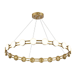 Люстра кольцевая с круглыми светодиодными источниками света Maxine Light варинант исполнения - 9 | Loft Concept в Волгограде