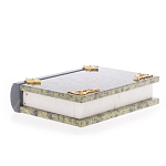 Шкатулка в виде книги из натурального камня змеевик Stone Casket варинант исполнения - 4 | Loft Concept в Волгограде