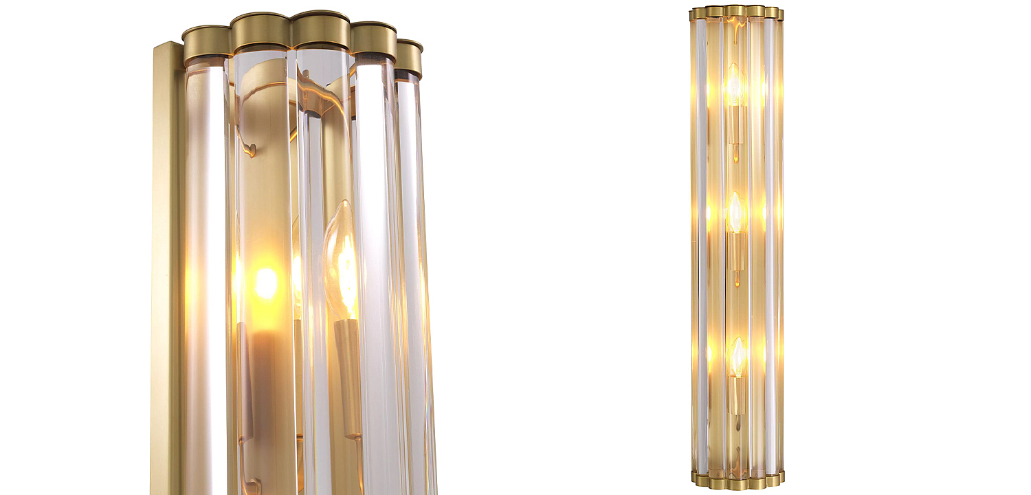 Бра Eichholtz Wall Lamp Amalfi Brass Бра Eichholtz Wall Lamp Amalfi Brass - Loft-Concept в Волгограде