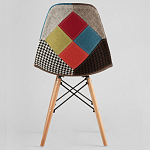 Стул с обивкой в технике пэчворк DSW варинант исполнения - 4 | Loft Concept в Волгограде