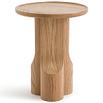 Приставной столик из массива дерева Walnut Triple варинант исполнения - 4 | Loft Concept в Волгограде