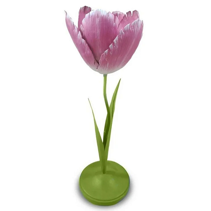 Подсвечник Candleholder Tulip Fancy Зеленый Розовый Подсвечник Candleholder Tulip Fancy Зеленый Розовый в Волгограде | Loft Concept