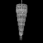 Люстра многоярусная каскадная с хрустальными подвесками Roul Crystal Light варинант исполнения - 3 | Loft Concept в Волгограде