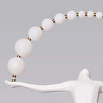 Торшер черно-белая статуэтка Девушка Girl Carries Light Balls варинант исполнения - 3 | Loft Concept в Волгограде