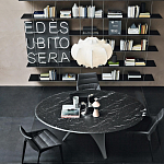 Обеденный стол круглый с фигурными ножками Arc варинант исполнения - 1 | Loft Concept в Волгограде