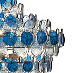 Люстра с каскадом из круглых декоративных элементов Harmony of Light варинант исполнения - 1 | Loft Concept в Волгограде