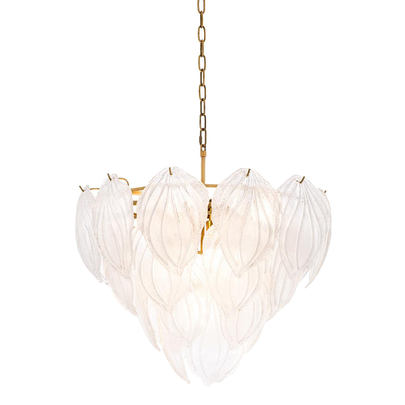 Люстра Chandelier Novida Латунь Античная полированная Прозрачный Люстра Chandelier Novida Латунь Античная полированная Прозрачный в Волгограде | Loft Concept