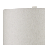 Настольная лампа мраморная с тканевым цилиндрическим абажуром Sharpened варинант исполнения - 2 | Loft Concept в Волгограде