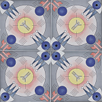 Плитка дизайнерская с узором Элемент варинант исполнения - 3 | Loft Concept в Волгограде