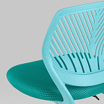 Яркий компьютерный стул Tropica Turquoise варинант исполнения - 6 | Loft Concept в Волгограде