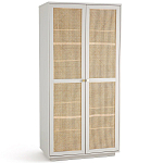 Шкаф с двумя дверцами из плетеного ротанга Tomio Wicker Furniture варинант исполнения - 2 | Loft Concept в Волгограде