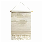 Панно из шерсти и хлопка с узором Beige Calista Serene варинант исполнения - 2 | Loft Concept в Волгограде